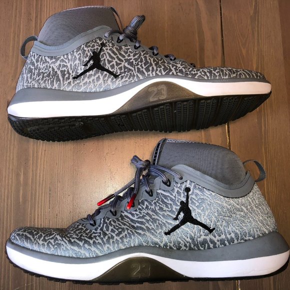 Air Jordan Mid Trainer 1 (rare) - Cool Grey - Used - Size 12 - Picture 9 of 10